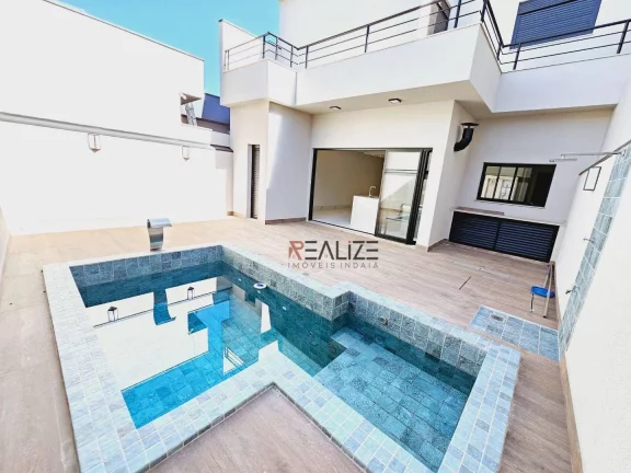 Imagem Casa/Sobrado com 3 suítes e escritório à venda, 202 m² por R$ 1.590.000 - Condomínio Fechado - Indaiatuba/SP
