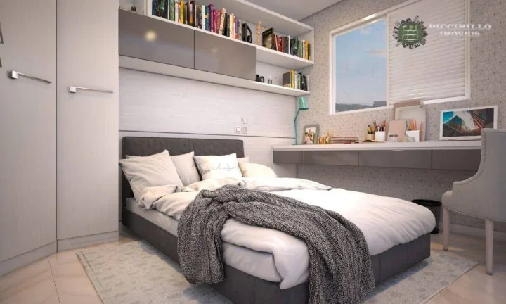 Imagem Apartamento com 2 dormitórios à venda, 58 m² por R$ 537.600,00 - Vila Guilhermina - Praia Grande/SP