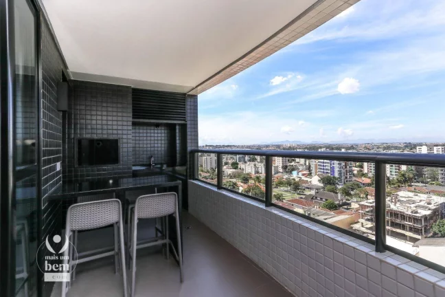 Imagem Apartamento com mega sacada com churrasqueira, lavabo, 3 quartos sendo 1 suíte, 2 vagas de garagem à venda por R$ 1.427.489,80 - Cabral - Curitiba/PR