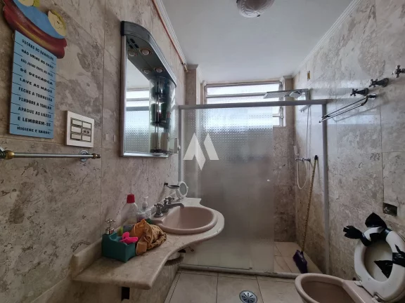 Imagem Apartamento Padrão de 3 dormitórios com vista total das praias de Santos