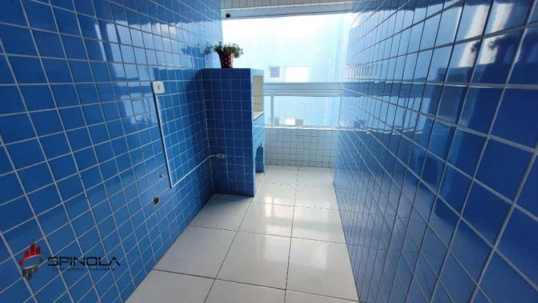 Imagem Apartamento com 1 dormitório à venda, 47 m² por R$ 330.000,00 - Maracanã - Praia Grande/SP