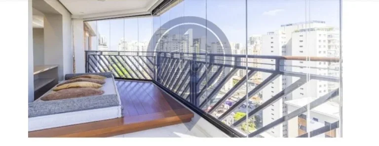 Imagem Luxuosa cobertura à venda em São Paulo-SP, Campo Belo: 4 quartos, 2 suítes, 3 salas, 4 banheiros, 4 vagas, 440m².