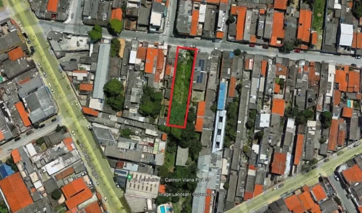 Imagem Terreno, 702 m² - venda por R$ 780.000,00 ou aluguel por R$ 3.340,35/mês - Calmon Viana - Poá/SP