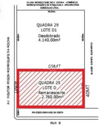 Área à venda, 2.760 m² por R$ 1.300.000 - Cidade Jardim - Itumbiara/GO