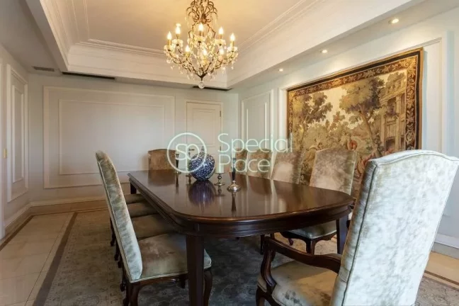 Imagem Apartamento alto padrão no Jardim Europa andar alto de 465m² com 04 dormitórios, 04 suítes e 05 ...