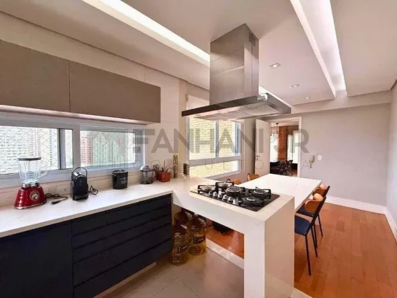 Imagem Apartamento de altp padrão no Jardim Paulista: 3 quartos, 3 suítes, 3 salas, 4 banheiros, 4 vagas, 205m² - São Paulo-SP.