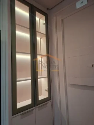Imagem Apartamento tipo studio 39m², dispõe de 1 dormitório com armário, banheiro, sala dois ambientes,...