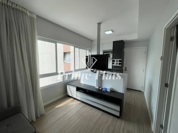 Imagem Flat disponível para locação no Condomínio VN Turiassú, com 30m², 1 dormitório e 1 vaga de garagem
