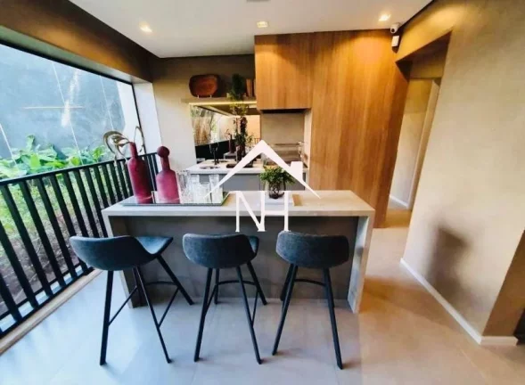 Imagem Apartamento de 147m c/4 dormitórios (2 suítes),2 vagas,terraço gourmet,Academia,Brinquedoteca,Quadra,Piscina Aquecida,churrasqueira,salão de festas