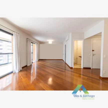 Imagem Apartamento de alto padrão com 170m² em Moema Pássaros fora da rota dos aviões e a 10 minutos a pé do Parque Ibirapuera.