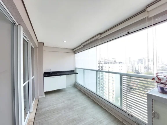 Imagem Apartamento para locação no Brooklin Paulista com 1 suíte e 1 vaga.