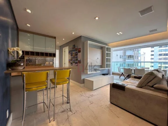 Imagem Apartamento à Venda no Brooklin: 65m², 2 Quartos, Mobiliado e Moderno
