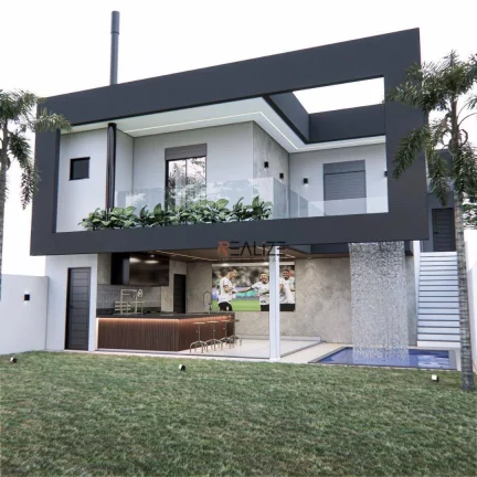 Imagem Casa moderna com 3 suítes à venda, 192 m² por R$ 1.790.000 - Condomínio Park Gran Reserve - Indaiatuba/SP