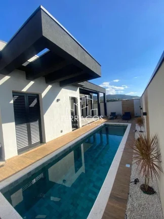 Imagem MODERNA CASA TÉRREA À VENDA, CONDOMÍNIO BRISAS JUNDIAÍ, PISCINA PRIVATIVA