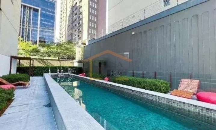 Imagem Apartamento de 49 m² no 3º andar, com 1 dormitório, sendo 1 suite, armários embutidos, cama, lav...