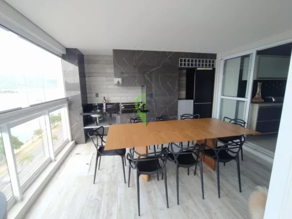 Imagem Apartamento com 4 dormitórios à venda, 189 m² - Ponta da Praia - Santos/SP