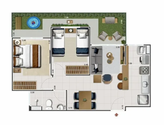 Imagem APARTAMENTO RESIDENCIAL em Rio de Janeiro - RJ, Itanhangá