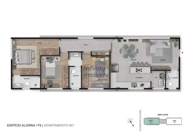 Imagem VETRO SAO LUCAS LC COSTA - Apartamento à venda no bairro Serra - Belo Horizonte/MG