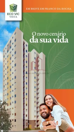 Imagem Apartamento à venda em Franco da Rocha-SP, Vila Olinda: 2 quartos, 1 sala, 1 vaga, 55,16m². Venha conferir!