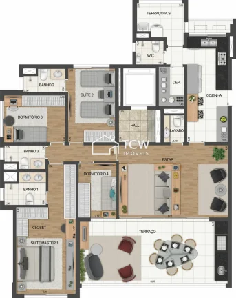 Imagem Apartamento à venda no bairro Indianópolis - São Paulo/SP