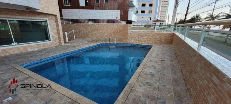 Imagem Apartamento com 1 dormitório à venda, 36 m² por R$ 325.000,00 - Caiçara - Praia Grande/SP