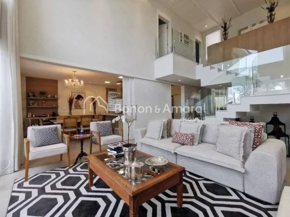 Imagem Magnífica casa mobiliada, construída há apenas 4 anos. Casa moderna, com sala de estar com pé di...
