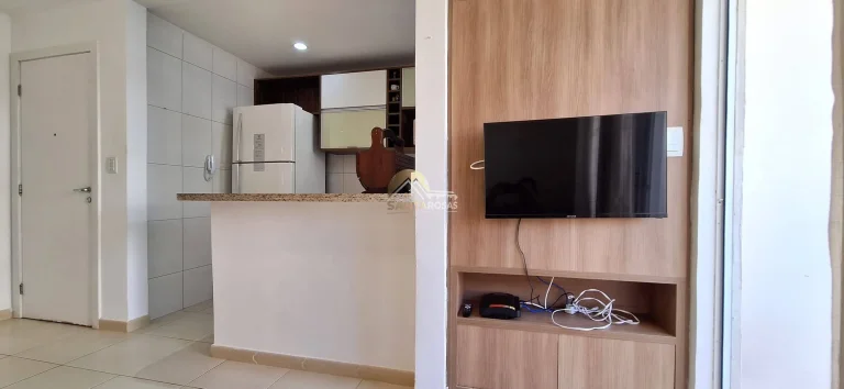 Imagem ALUGO APARTAMENTO MOBILIADO DE 2/4 COM SUÍTE, EM CONDOMÍNIO FECHADO – IPITANGA, LAURO DE FREITAS/BA