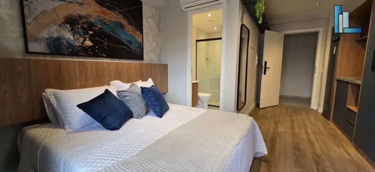 Imagem Studio pronto para morar de 26m2 perto do metrô Alto da Boa Vista - ótimo para morar e investir