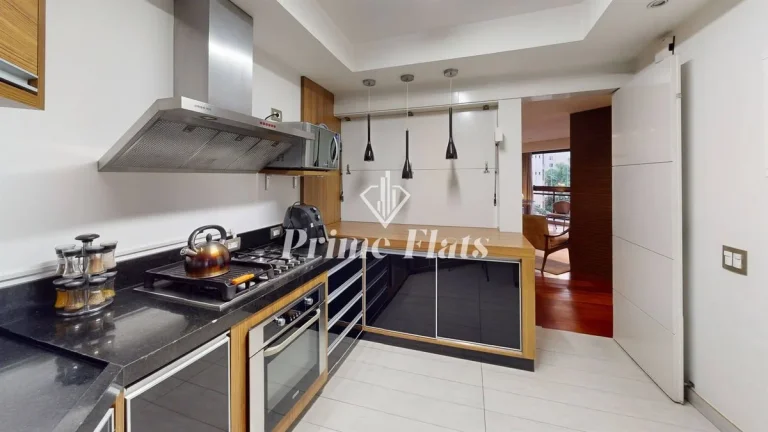 Imagem Flat disponível para locação no The Sutton House com 120m², 3 dormitórios e 2 vagas de garagem