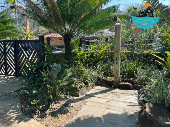 Imagem Alugar casa Juquehy - Casa em Condomínio 4 dormitórios, 3 suítes, 4 vagas, serviço e apoio de praia privativo - máx. 10 pessoas | Juquehy Imobiliária.