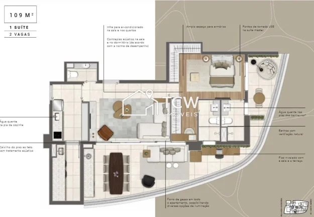 Imagem Apartamento 2 dorm