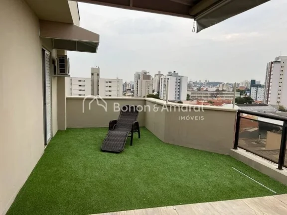 Imagem Cobertura com dois pisos duplex, recém reformada.

Próximo a supermercados (Taquaral e Dalben), ba...