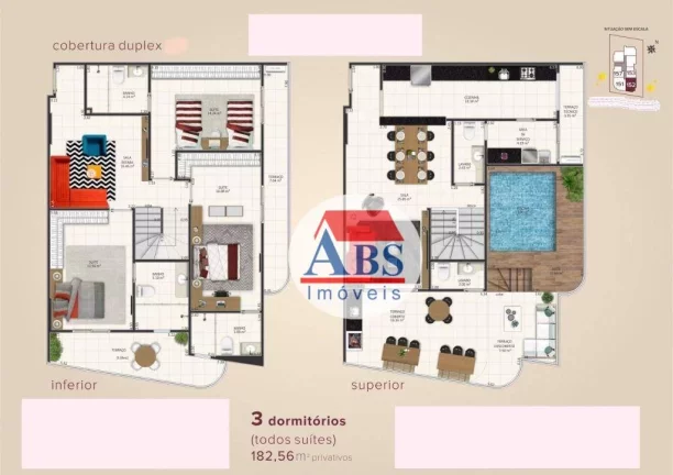 Imagem Apartamento com 2 dormitórios à venda, 80 m² por R$ 399.000,00 - Aviação - Praia Grande/SP