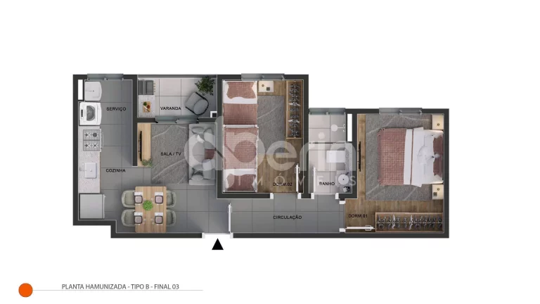 Imagem Aspen Residence - Região do Parque Fher