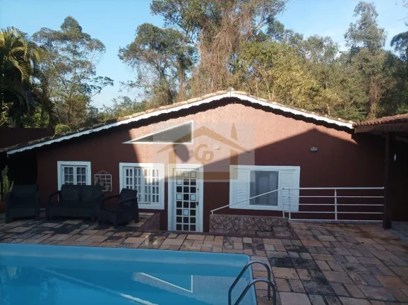 Imagem Tranquilidade para você, Casa Térrea com 3 quartos, piscina, 4 vagas , Edícula