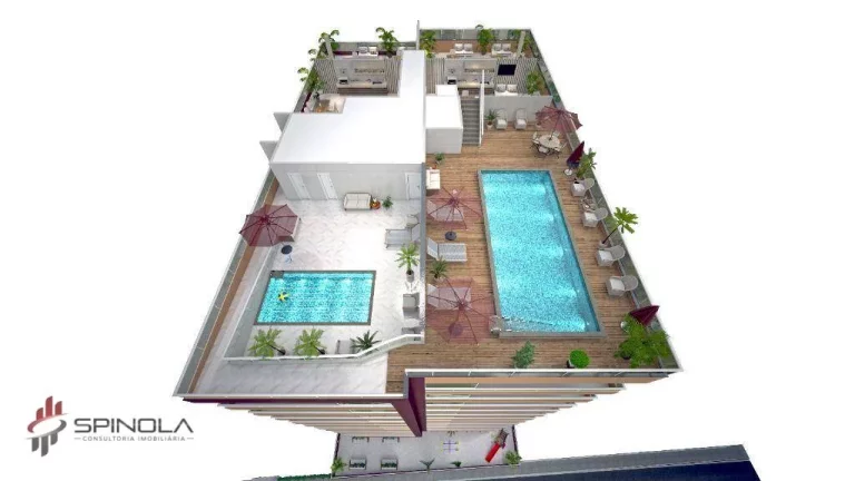 Imagem Apartamento com 2 dormitórios à venda, 79 m² por R$ 715.950,00 - Boqueirão - Praia Grande/SP
