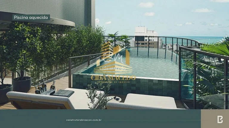 Imagem Apartamento para Venda em João Pessoa, Jardim Oceania, 3 dormitórios, 2 suítes, 3 banheiros, 2 vagas