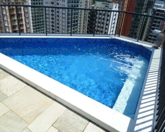 Imagem apartamento de cobertura a venda no Guarujá na Praia das Pitangueiras