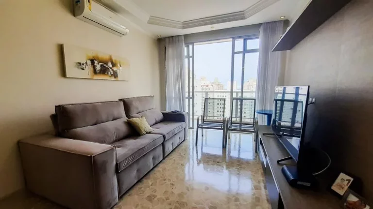 Imagem Apartamento com 3 dormitórios à venda, 90 m² - Pitangueiras - Guarujá/SP