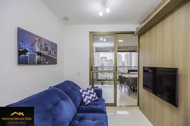 Imagem Apartamento na Barra Funda com 2 dormitórios (1 suíte), 1 vaga, 67 m², varanda gourmet com churrasqueira. Edifício com Lazer, Gerador e Portaria 24 hs