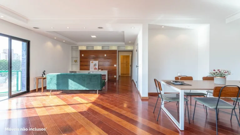 Imagem Apartamento 152M² Reformado, 4Q, 2 Suítes, 3 Banheiros, 3 Vagas, Piscina, Churrasqueira, Salão de Festas, Playground, Salão de Jogos, Espaço Gourmet.