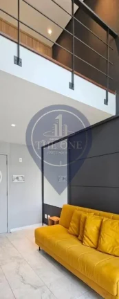 Imagem Studio de Luxo no Paraíso: 1 quarto, 1 suíte, 1 sala, 2 banheiros, 1 vaga - São Paulo-SP.