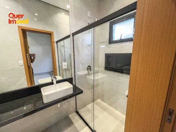 Imagem Casa de luxo em condomínio no Real Sul, Ribeirão Preto-SP - 3 suítes, 4 banheiros, 4 vagas - Condomínio Vivendas da Mata Portal Aroeira - Quer Imóvel Negócios Imobiliários.