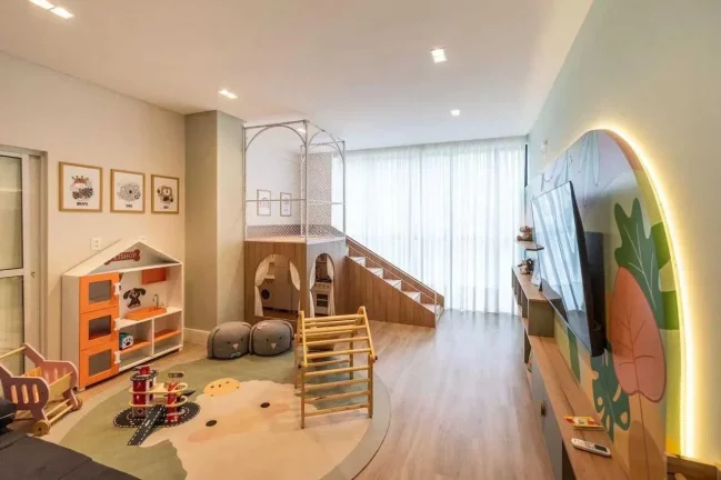 Imagem Apartamento com bela vista, 2 dormitórios sendo 1 suíte e 2 vagas de garagem em Itajaí/SC