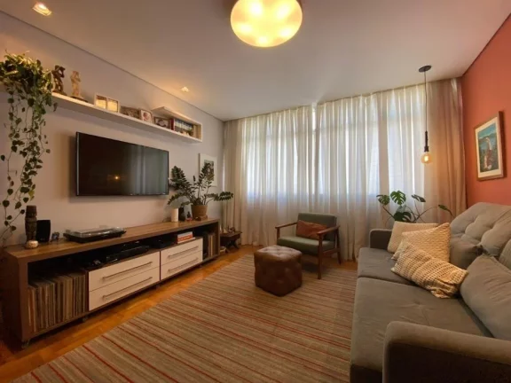 Imagem Apartamento com 3 dormitórios à venda, 131 m² por R$ 1.100.000 - Gonzaga - Santos/SP