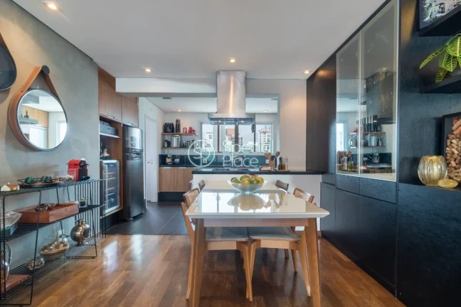 Imagem Ãtimo apartamento Ã  venda no Brooklin - Ãrea: 105,00mÂ² - Varanda com fechamento em vidro e espaÃ...