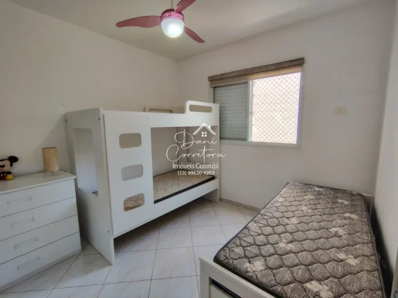 Imagem Apartamento à Venda ou Locação em Guarujá-SP a 30m da praia das Astúrias: 3 Quartos, 1 Suíte, 2 Salas, 2 Banheiros, 2 Vagas, 90m².