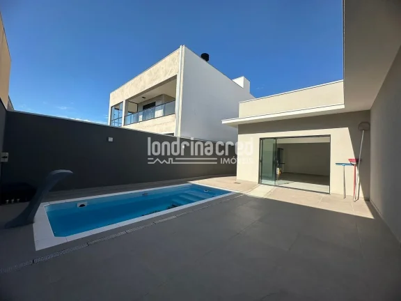 Imagem Casa à venda, Condomínio Santa Regina, 3 quartos, 3 suítes, 4 Vagas, piscina, Indústrias Leves, Londrina, PR
