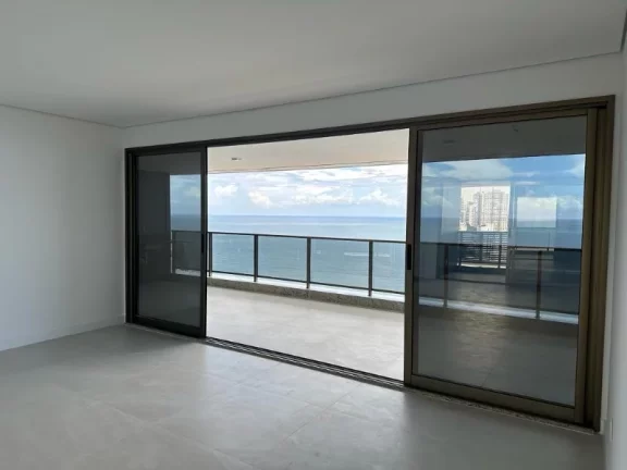 Imagem A 5ª Avenida Imóveis selecionou essa exclusiva unidade de Repasse, no Morro Ipiranga Residence: 4 suítes, andar altíssimo, melhor prumada vista mar
