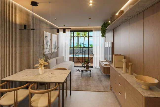 Imagem Flats térreo com jacuzzi privativa a beira mar da praia de Intermares - FL0365